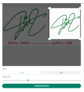 Crop Signature from Image Online – Free Signature Crop Tool